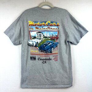 Gildan Graphic Tee Size Medium Motor Cars 2017 Coronado Old School Classic Cars